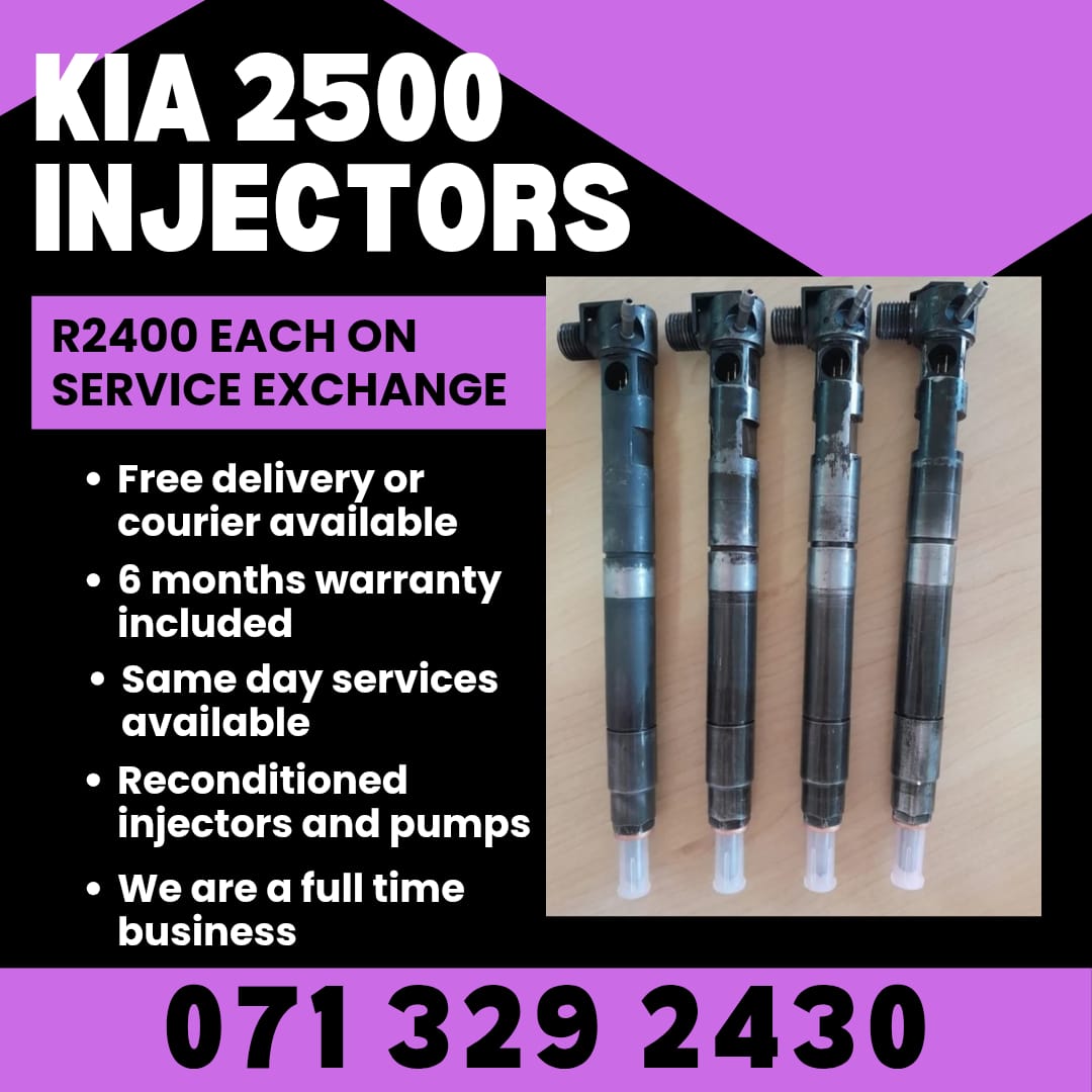 KIA 2500 INJECTORS FOR SALE WITH WARRANTY - Private Seller KIA 2500 INJECTORS FOR SALE WITH WARRANTY - Private Seller