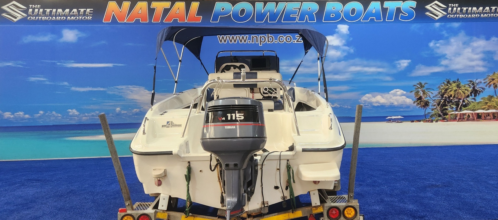 EXPLORER 510 CC ON TRAILER 115 HP YAMAHA 177 HOUR