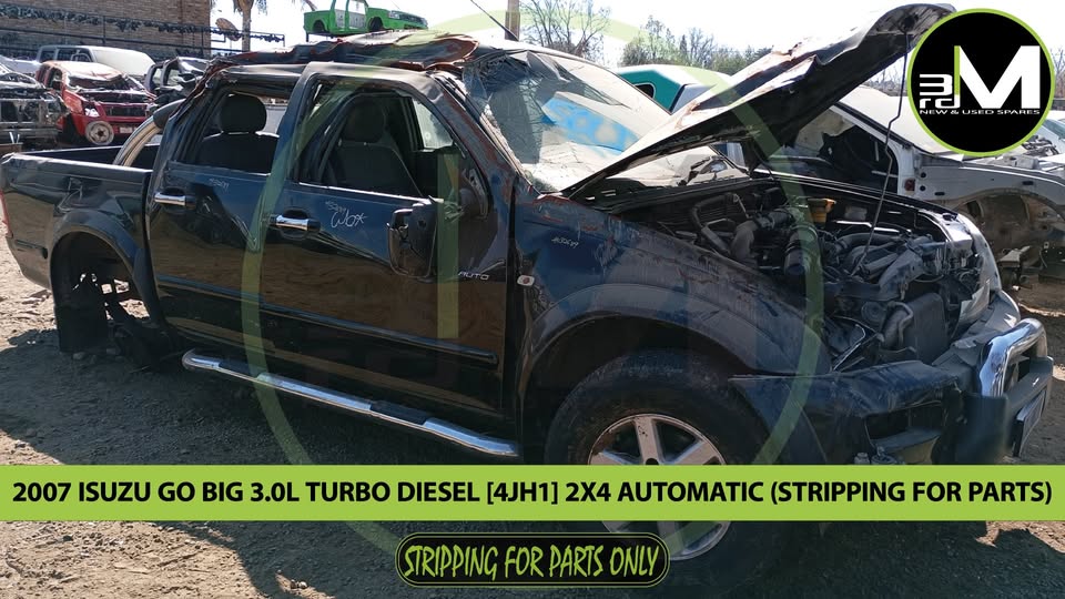 2007 Isuzu KB300 LX Go-Big 3.0 TDi 4x2 AUTO Double Cab (STRIPPING FOR PARTS) - Private Seller
