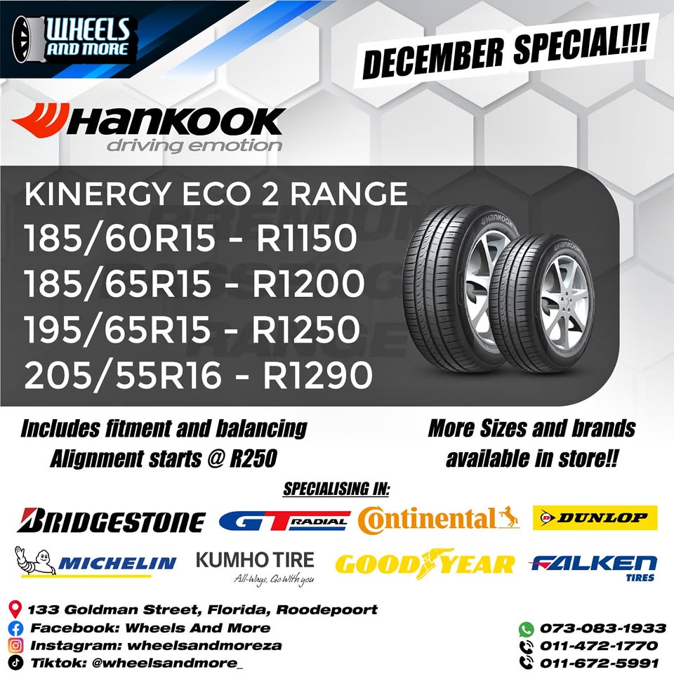 Hankook Eco 2 Range Tyre Special!!! - Private Seller Hankook Eco 2 Range Tyre Special!!! - Private Seller