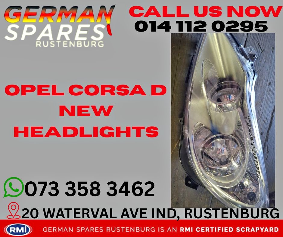 Used OPEL CORSA D NEW HEADLIGHTS for sale in North West | Auto Mart
