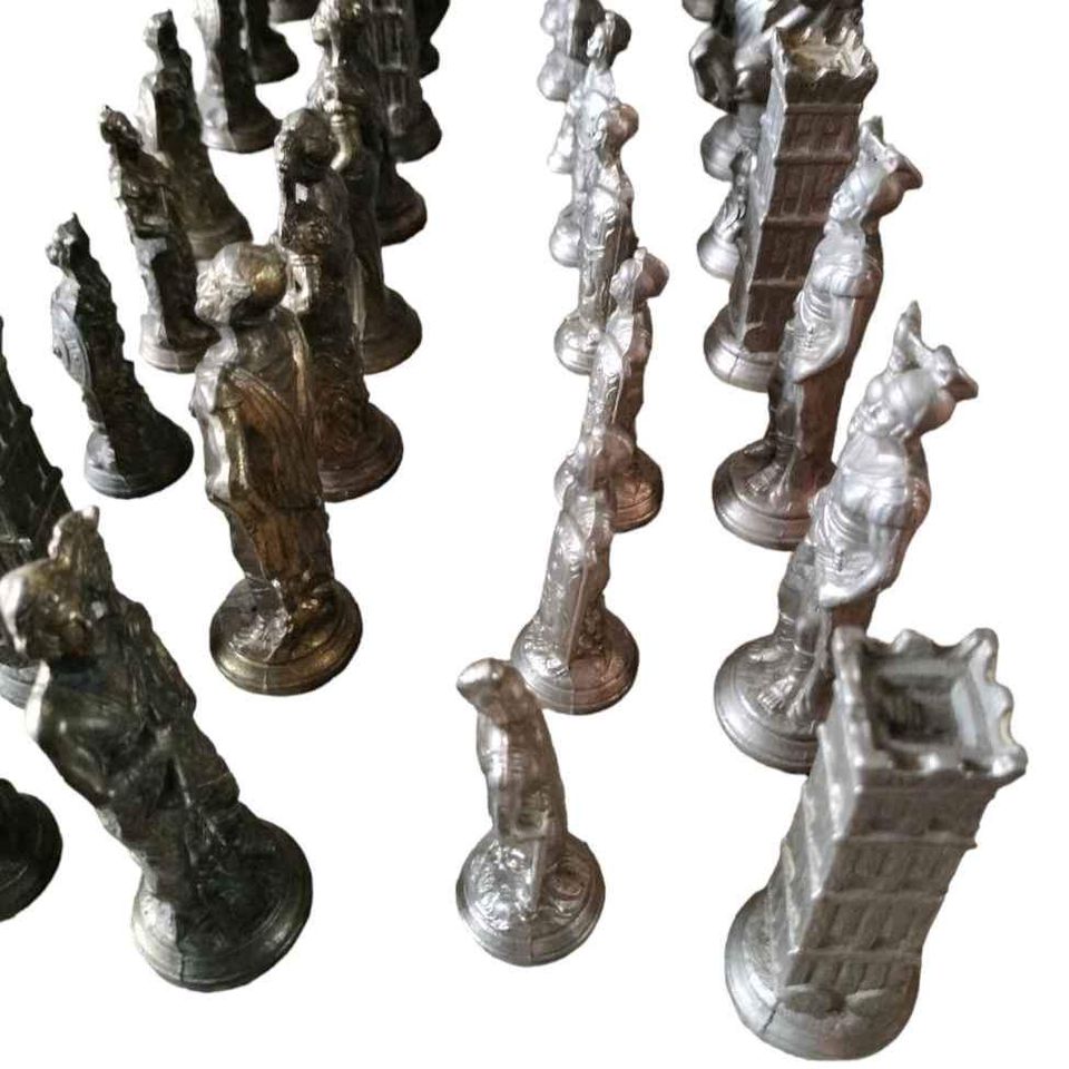 Vintage 1970s chess pieces