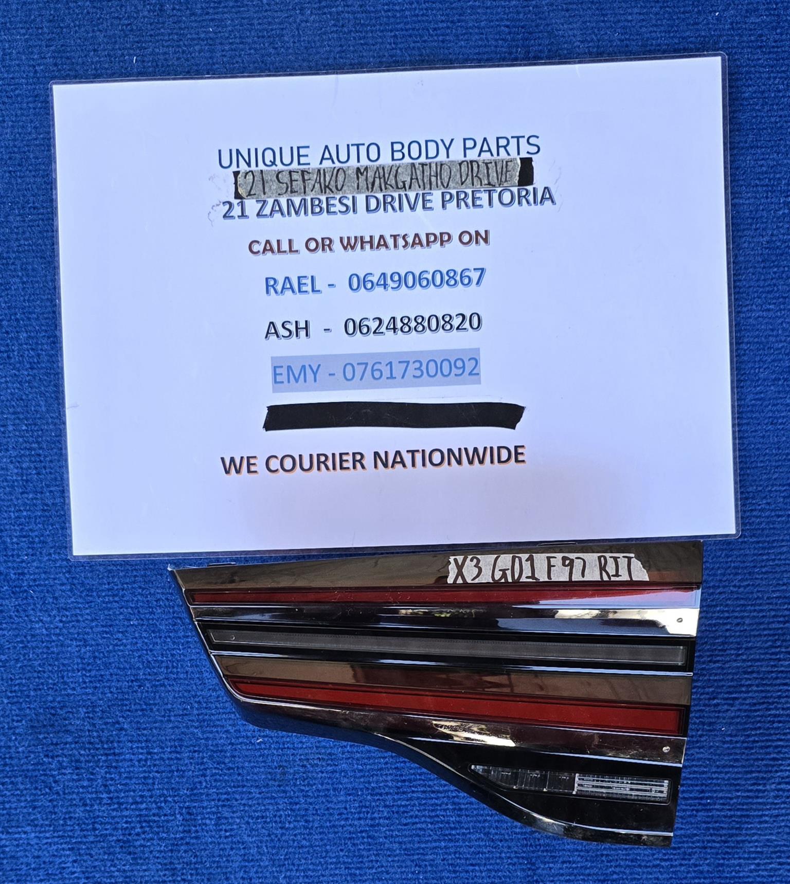 Inner Tail Light for BMW X3 G01 F97