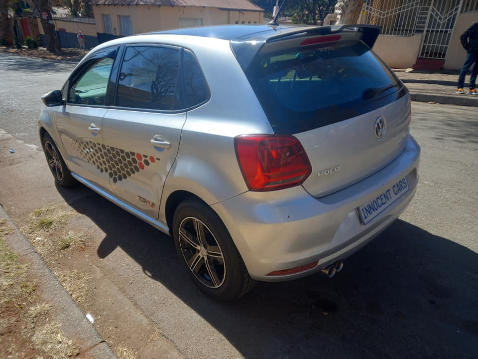2017 VW POLO HATCHBACK 1.2 TSI ENGINE, MANUAL, SILVER COLOR, MILEAGE