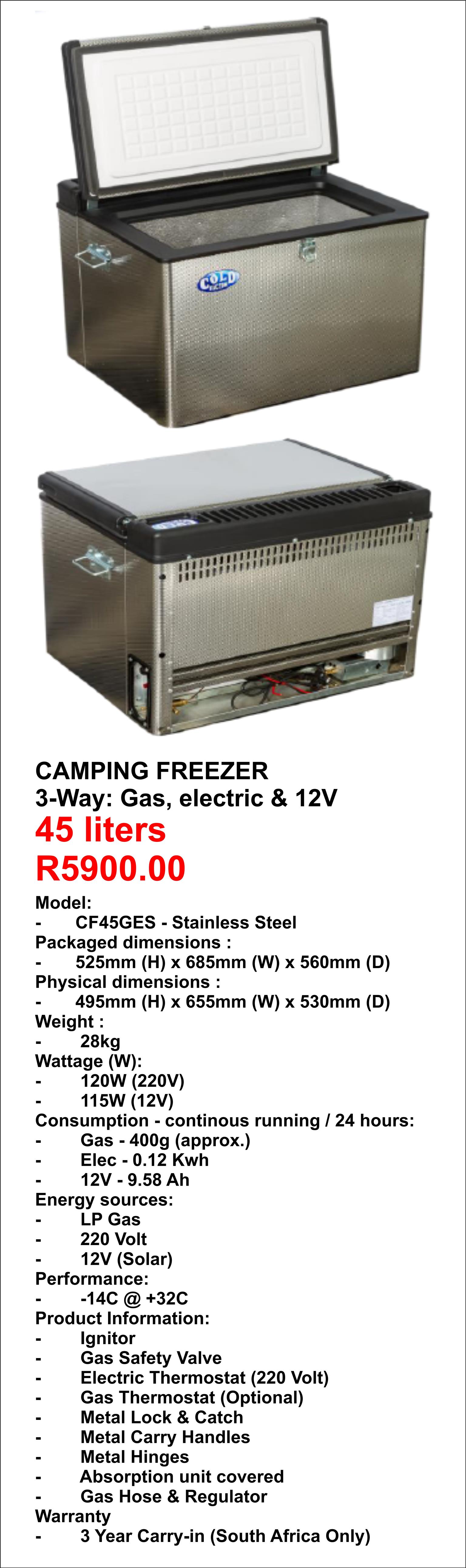 3 way freezers on sale for camping