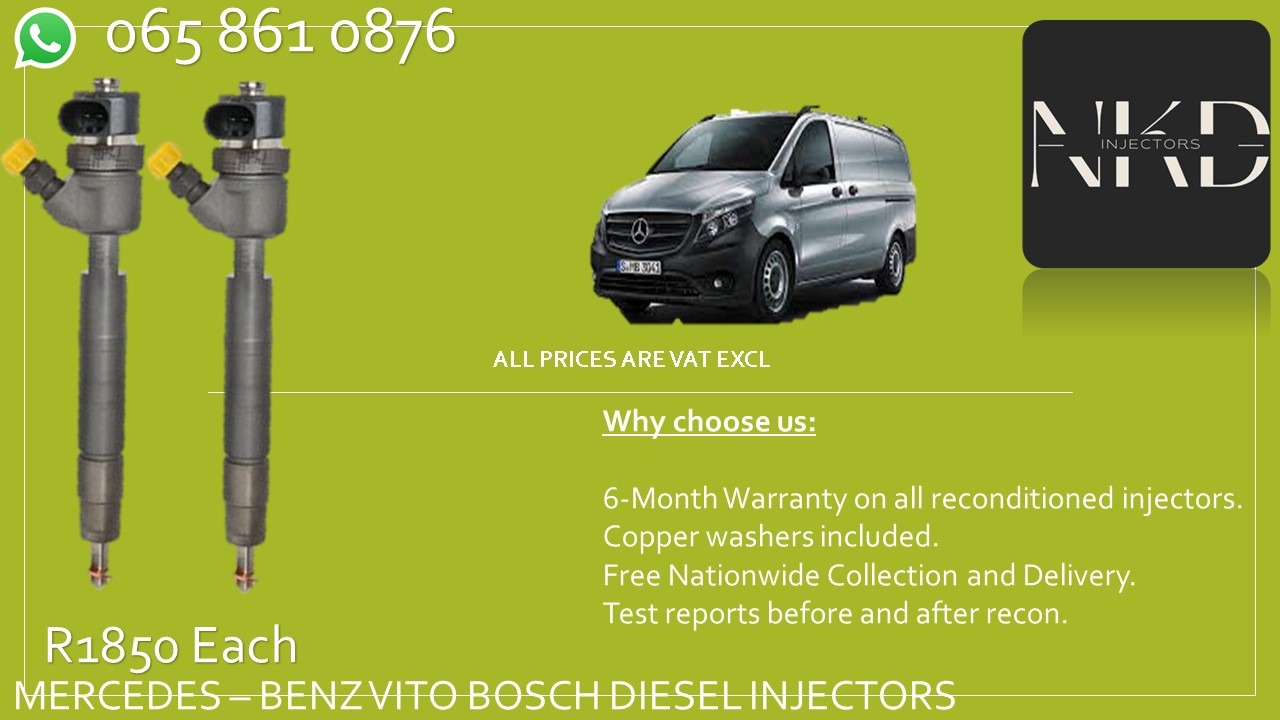 Mercedes Vito Bosch diesel injectors for sale. - Private Seller Mercedes Vito Bosch diesel injectors for sale. - Private Seller