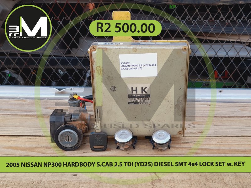 2005 NISSAN NP300 HARDBODY S.CAB 2.5 TDi (YD25) DIESEL 5MT 4x4 LOCK SET w. KEY - Private Seller 2005 NISSAN NP300 HARDBODY S.CAB 2.5 TDi (YD25) DIESEL 5MT 4x4 LOCK SET w. KEY - Private Seller