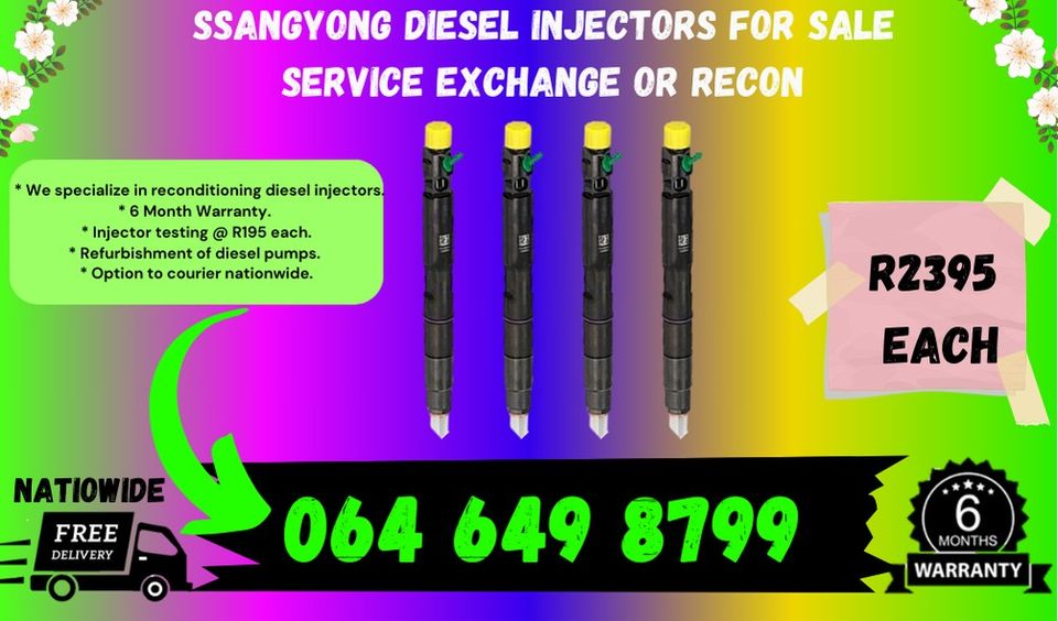 SSANGYONG DIESEL INJECTORS FOR SALE - Private Seller SSANGYONG DIESEL INJECTORS FOR SALE - Private Seller