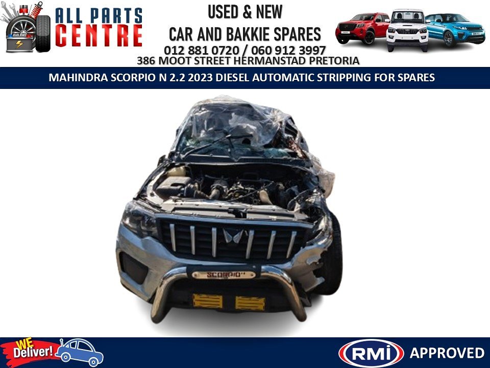 Mahindra Scorpio N 2.2 2013 diesel automatic Stripping for Spares - Private Seller Mahindra Scorpio N 2.2 2013 diesel automatic Stripping for Spares - Private Seller