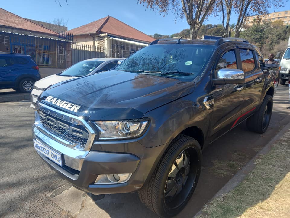 2017 FORD RANGER 3.2 XLT DIESEL WILDTRAK, MANUAL 4X4, GREY COLOR, 92000KMS