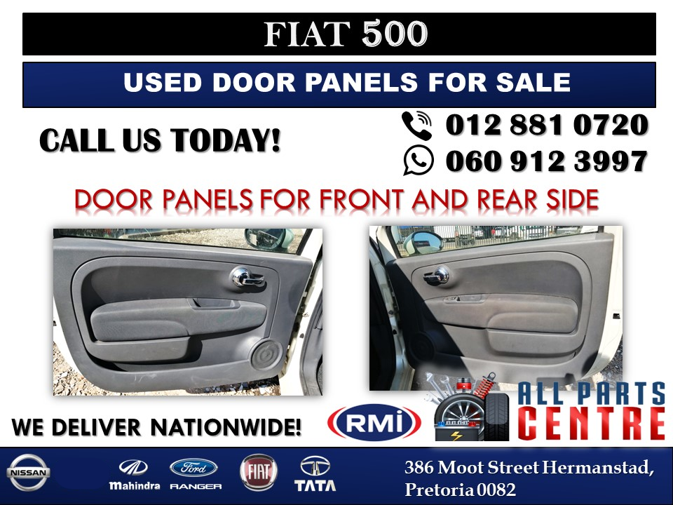 Fiat 500 Used Front and Rear Door Panels for Sale - Private Seller Fiat 500 Used Front and Rear Door Panels for Sale - Private Seller