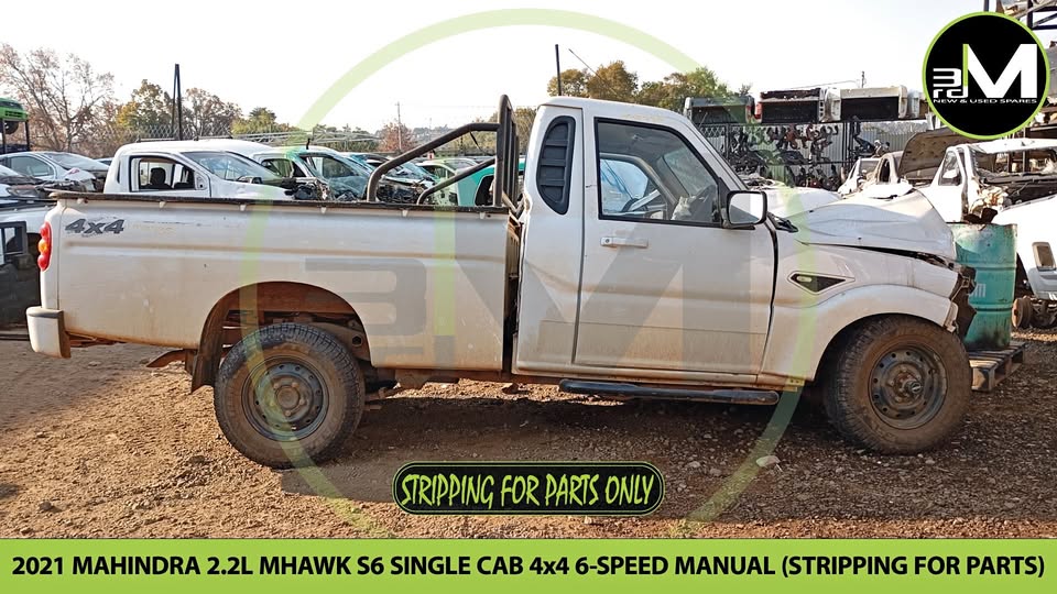 2021 MAHINDRA M-HAWK S6 PIK UP 4×4 2.2 S/CAB (STRIPPING FOR PARTS)