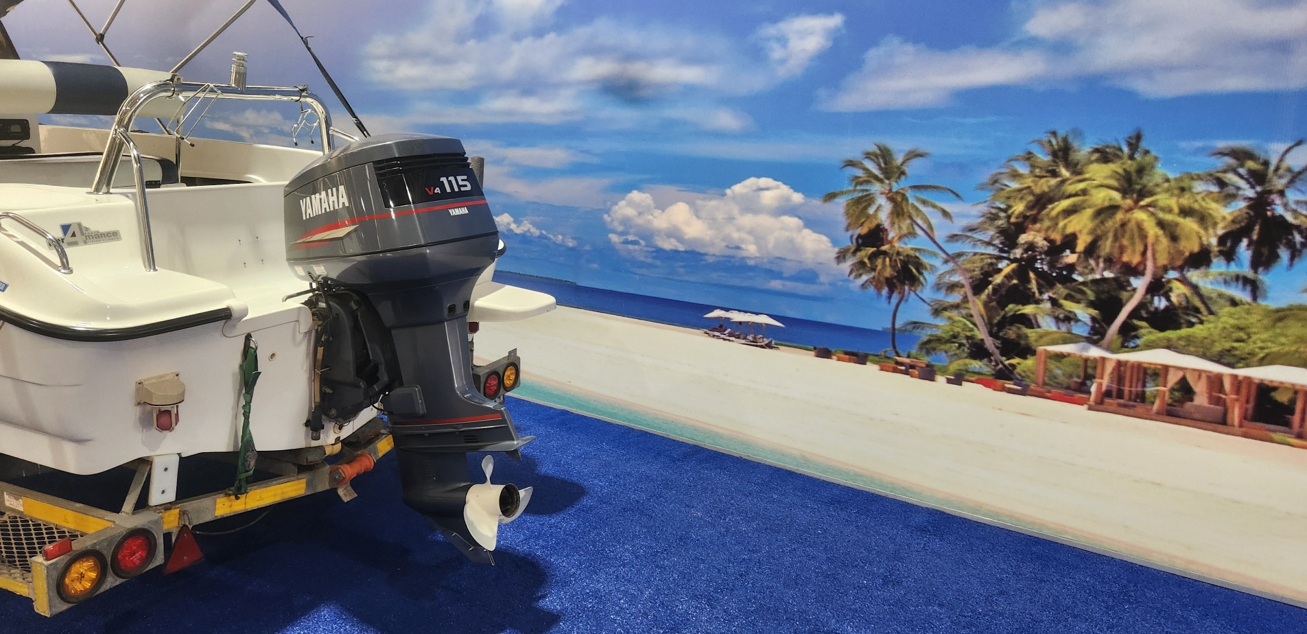 EXPLORER 510 CC ON TRAILER 115 HP YAMAHA 177 HOUR