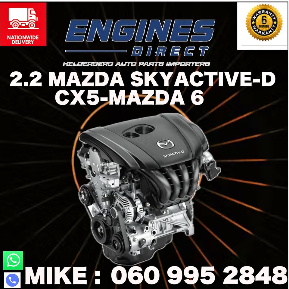 Import 2.2 Mazda SH Skyactive CX5-MAZDA 6 Engine for sale. - Private Seller Import 2.2 Mazda SH Skyactive CX5-MAZDA 6 Engine for sale. - Private Seller