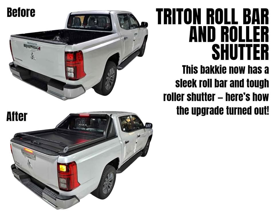Mitsubishi Triton Roll Bar and Roller Shutter - Private Seller Mitsubishi Triton Roll Bar and Roller Shutter - Private Seller