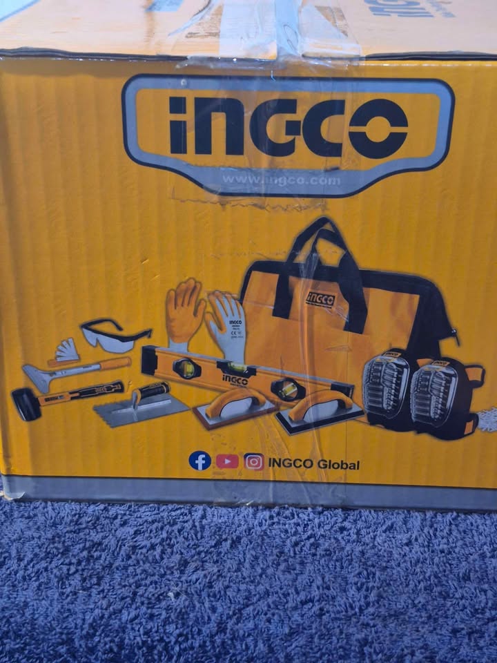 Ingco Super Select Tiling 11-piece Tool Set, a kit for tiling projects ...