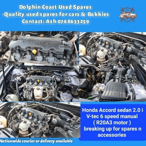 Honda Accord sedan 2.0 i V-tec stripping for Spares - Private Seller Honda Accord sedan 2.0 i V-tec stripping for Spares - Private Seller