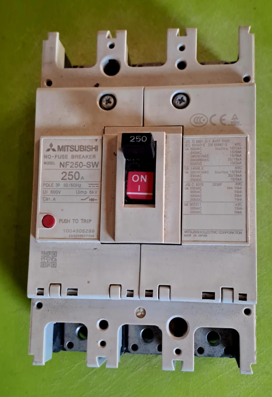 Mitsubishi NF250-SW 250Amp  Circuit Breaker - Private Seller