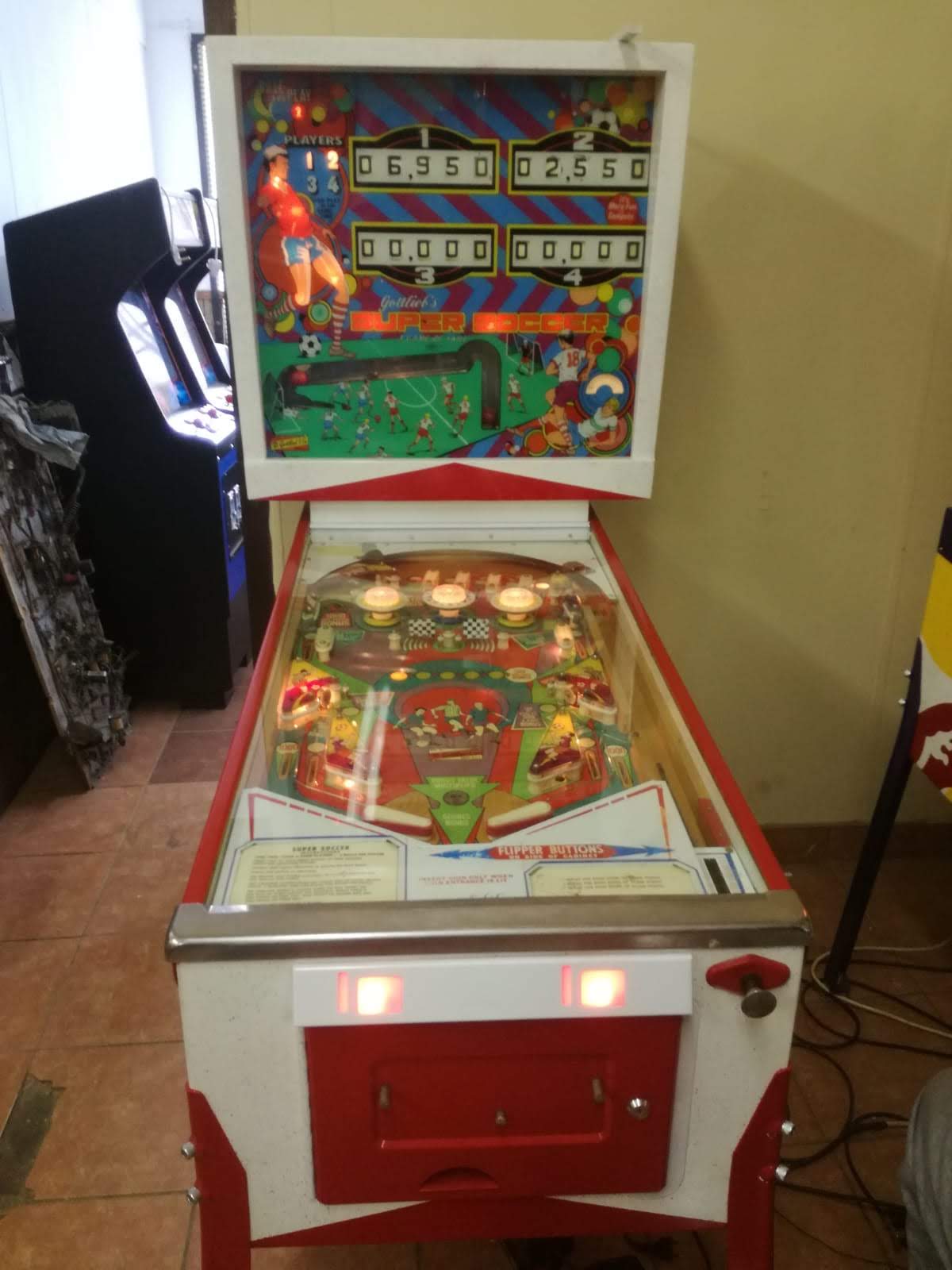 Super Soccer By Gottlieb A 4 Player Pinball Machine Fully Restored And Serviced Junk Mail