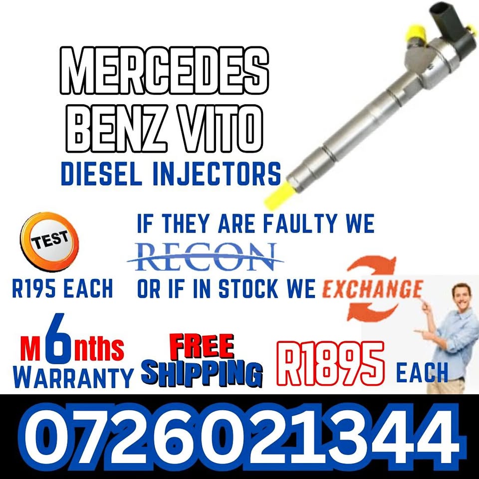 Mercedes Benz Vito diesel injectors for sale