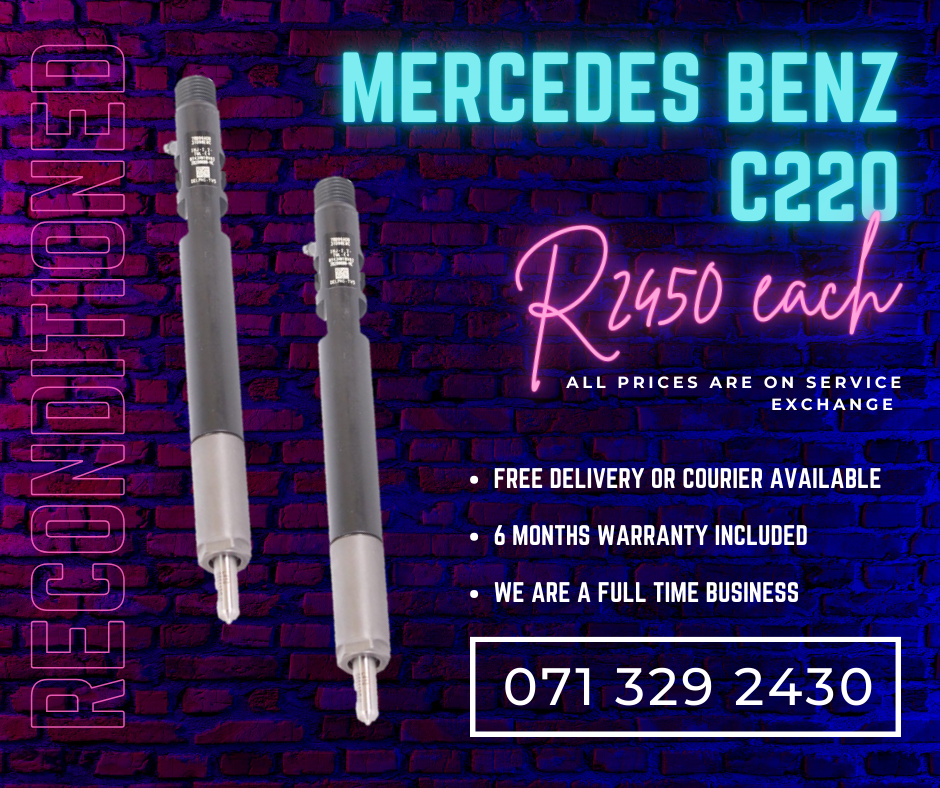 MERCEDES BENZ C220 INJECTORS FOR SALE WITH WARRANTY INCLUDED - Private Seller MERCEDES BENZ C220 INJECTORS FOR SALE WITH WARRANTY INCLUDED - Private Seller