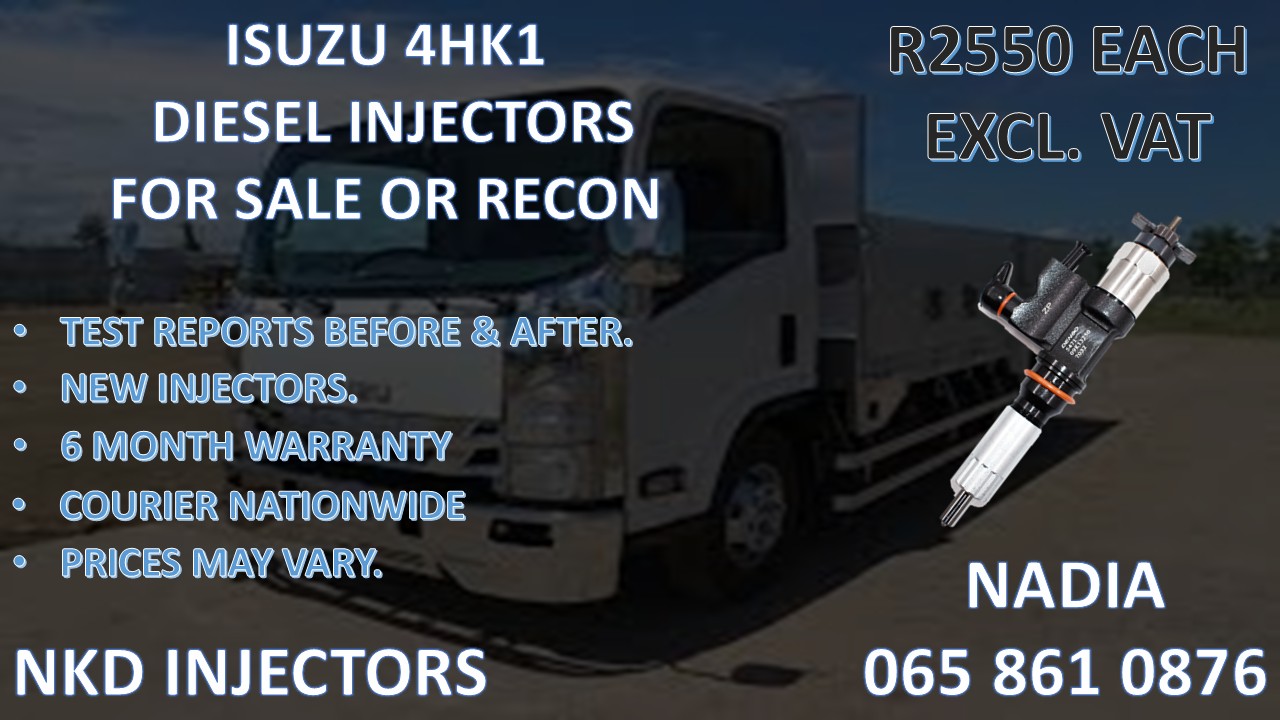 ISUZU 4HK1 INJECTORS FOR SALE | WE SELL OR RECON - Private Seller ISUZU 4HK1 INJECTORS FOR SALE | WE SELL OR RECON - Private Seller