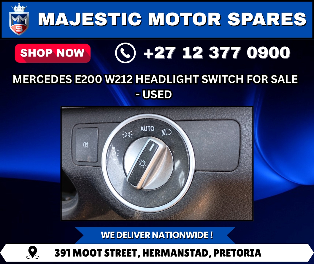 Mercedes Benz E200 W212 Headlight switch for Sale – Used - Private Seller