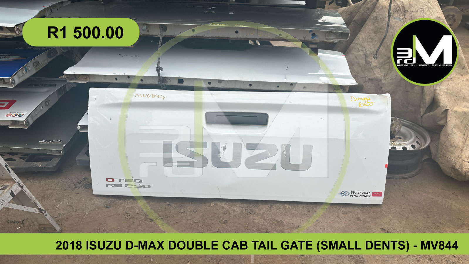 2018 ISUZU D-MAX DOUBLE TAILGATE (SMALL DENTS) - MV0844 - Private Seller