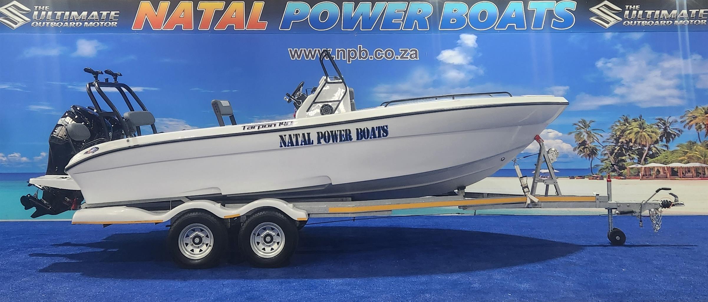 TARPON 190 ON TRAILER 2 X 100 HP SUZUKI 4 STROKES TARPON 190 ON TRAILER 2 X 100 HP SUZUKI 4 STROKES