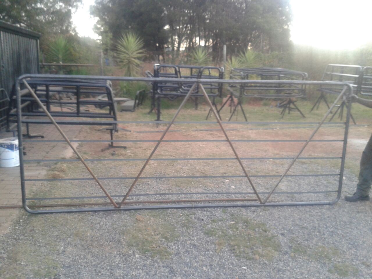 Farm gates , sheep farming equipment , cattle crush ,Goat gates