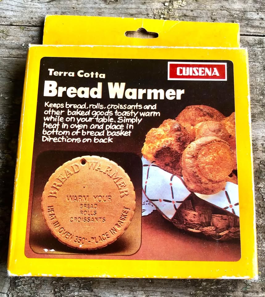 Vintage Cuisena Terra Cotta Bread Warmer