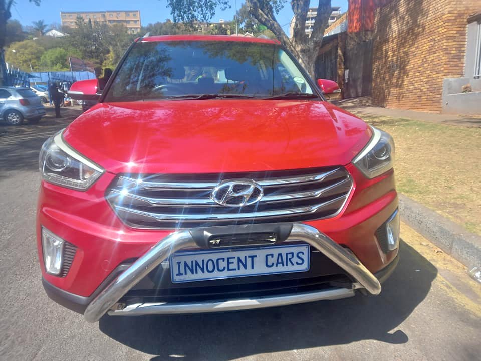 2017 HYUNDAI CRETA 2.0 ENGINE PETROL, AUTOMATIC, MILEAGE 96000KMS, MAROON COLOR