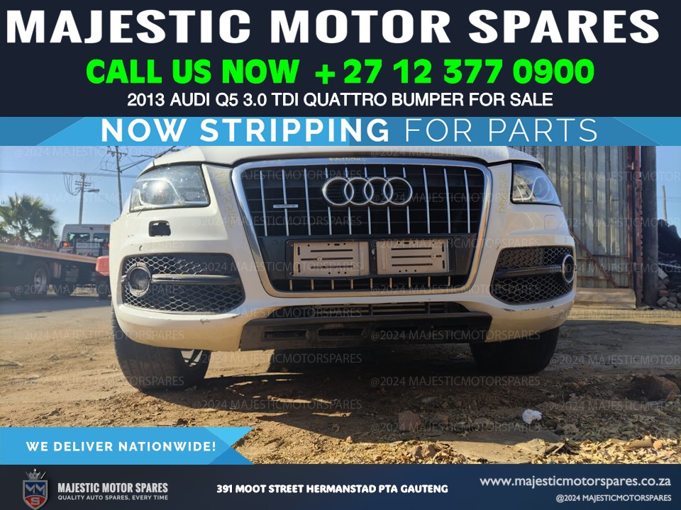 Available Now: Second-Hand Front Bumper for 2013 Audi Q5 3.0 TDI Quattro - Private Seller Available Now: Second-Hand Front Bumper for 2013 Audi Q5 3.0 TDI Quattro - Private Seller