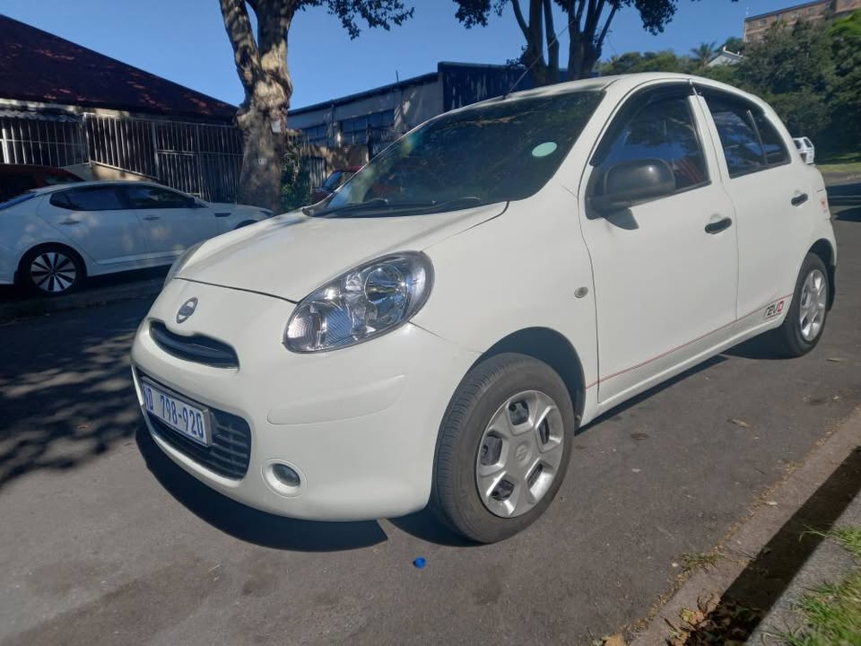 NISSAN MICRA 1.2 Petrol. 2014 Model, Manual, White Color, Mileage