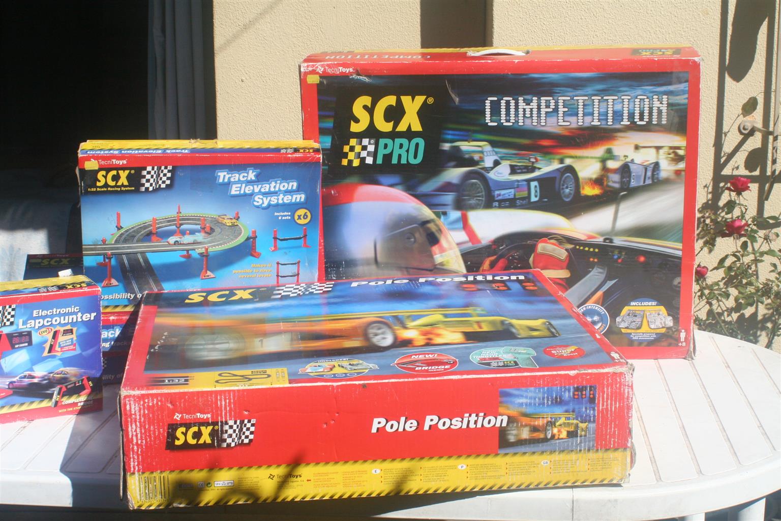 FULL SET SCALEXTRIC SCALECTRIX R10000 ONO