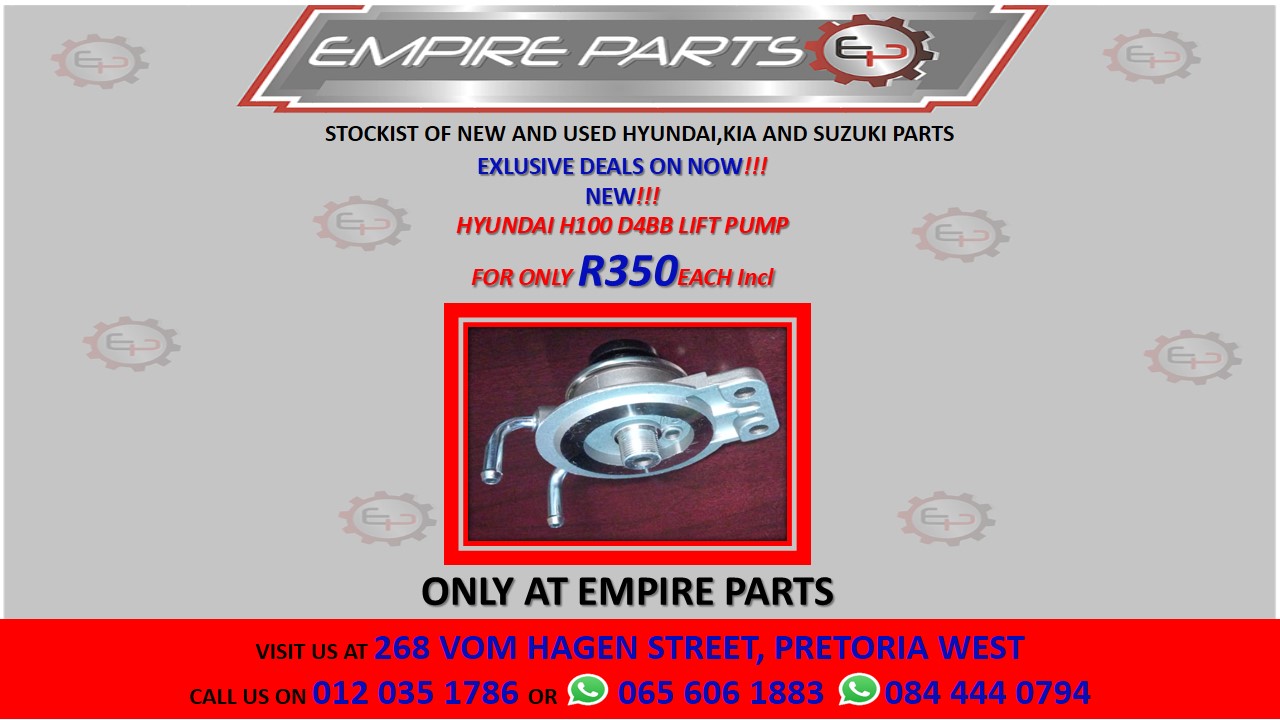 HYUNDAI H100 D4BB LIFT PUMP - Private Seller
