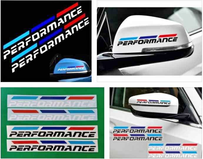 BMW Performance wing mirror stickers decals - Private Seller BMW Performance wing mirror stickers decals - Private Seller