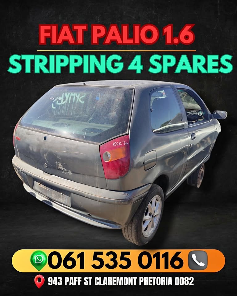 Fiat palio 1.6 stripping for spares Call or WhatsApp me - Private Seller Fiat palio 1.6 stripping for spares Call or WhatsApp me - Private Seller