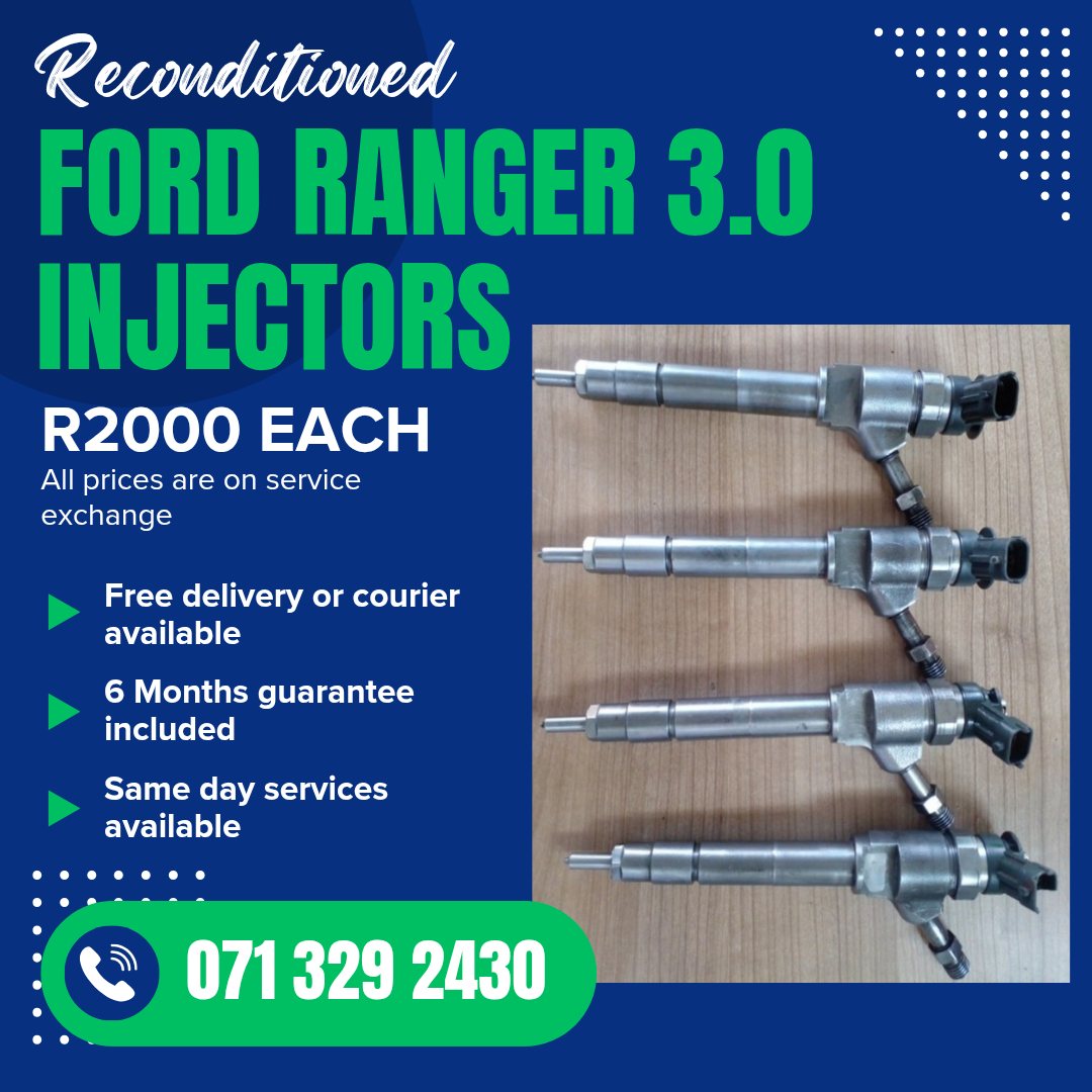 FORD RANGER 3.0 DIESEL INJECTORS FOR SALE WITH WARRANTY - Private Seller FORD RANGER 3.0 DIESEL INJECTORS FOR SALE WITH WARRANTY - Private Seller