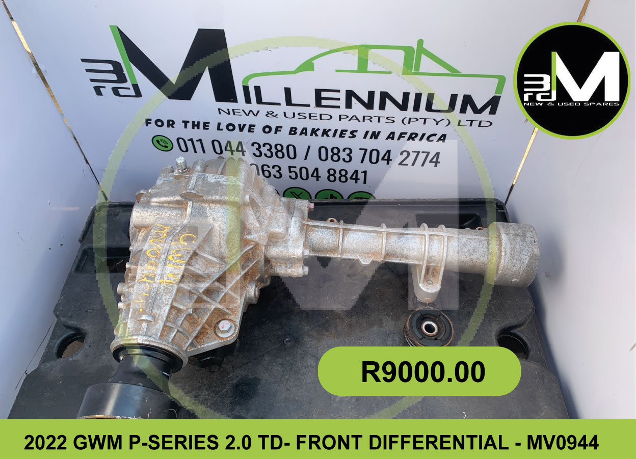 FRONT DIFFERENTIAL - GWM P-SERIES - Private Seller FRONT DIFFERENTIAL - GWM P-SERIES - Private Seller