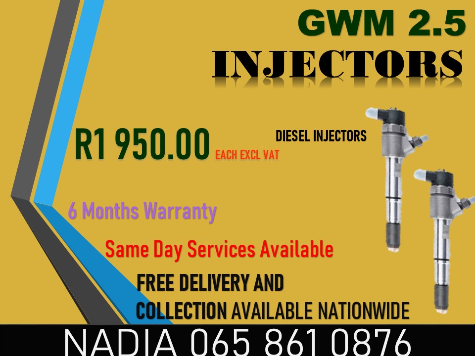 FULLY TESTED GWM 2.5 DIESEL INJECTORS AVAILABLE - Private Seller FULLY TESTED GWM 2.5 DIESEL INJECTORS AVAILABLE - Private Seller