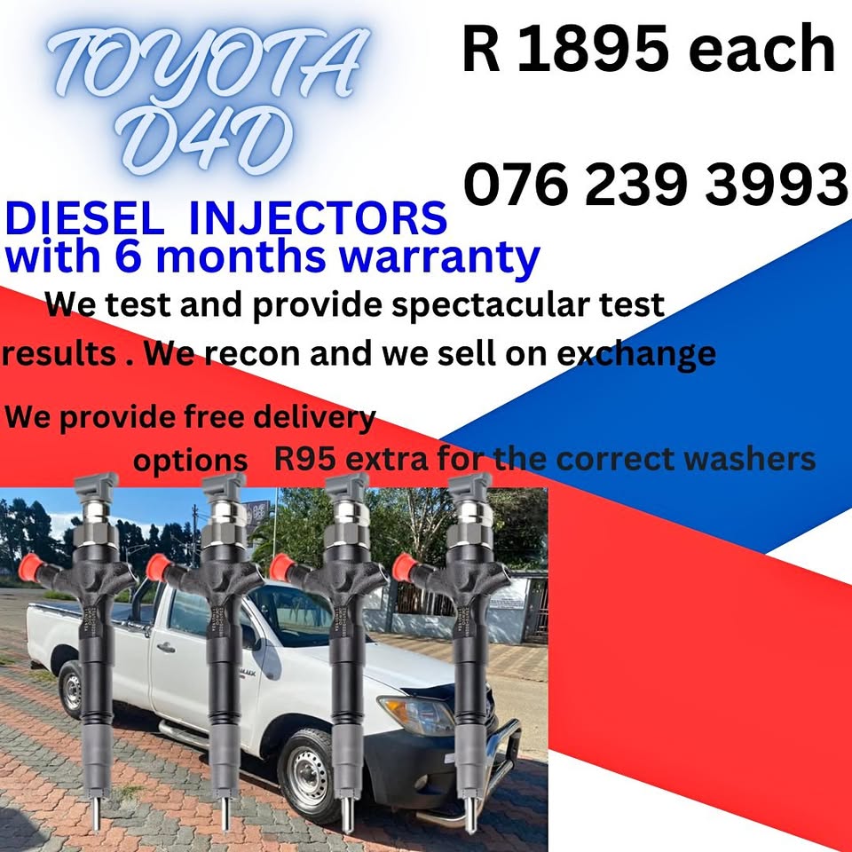 TOYOTA D4D DIESEL INJECTORS - Private Seller TOYOTA D4D DIESEL INJECTORS - Private Seller