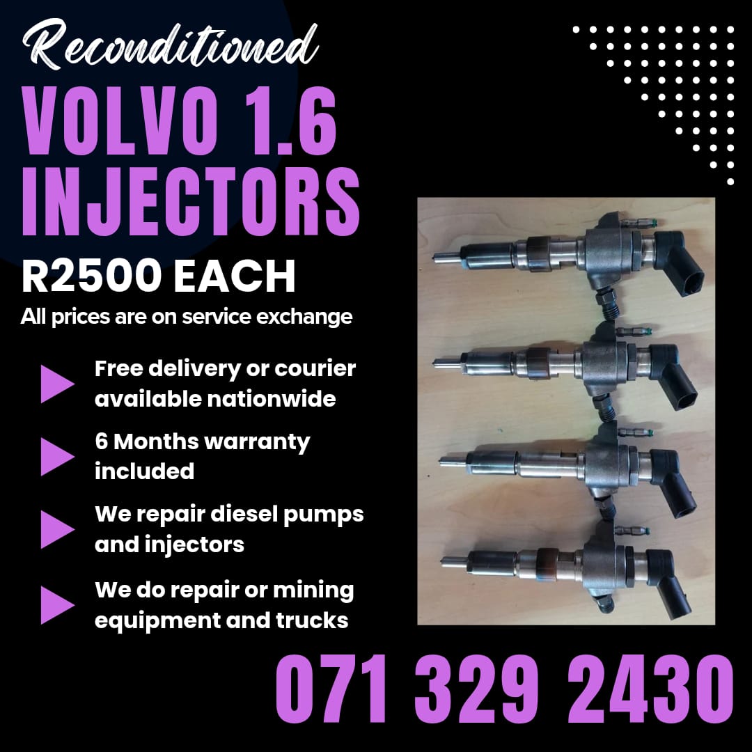 VOLVO 1.6 INJECTORS FOR SALE WITH WARRANTY - Private Seller VOLVO 1.6 INJECTORS FOR SALE WITH WARRANTY - Private Seller