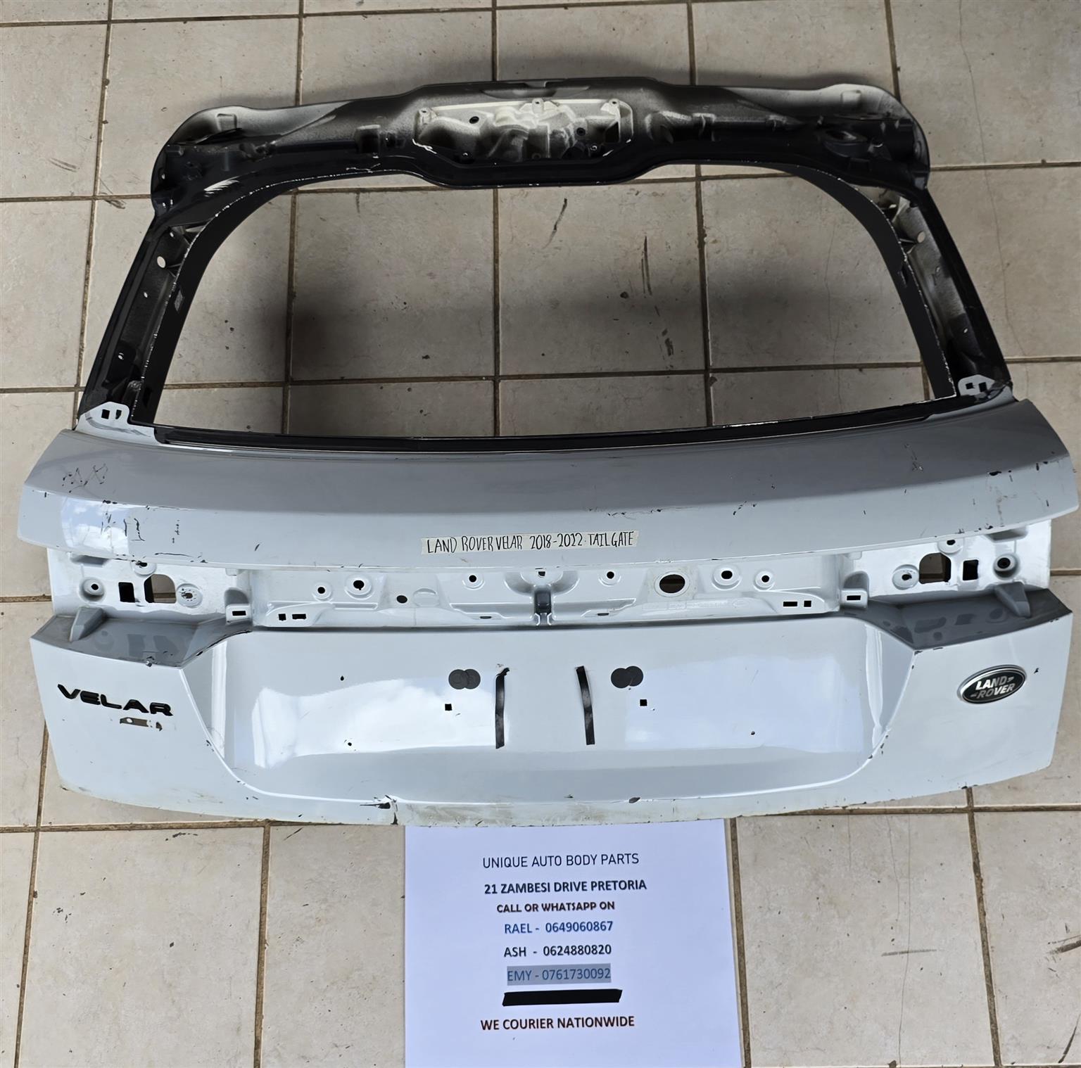 Land Rover Velar 2018 – 2022 Tailgate Land Rover Velar 2018 – 2022 Tailgate