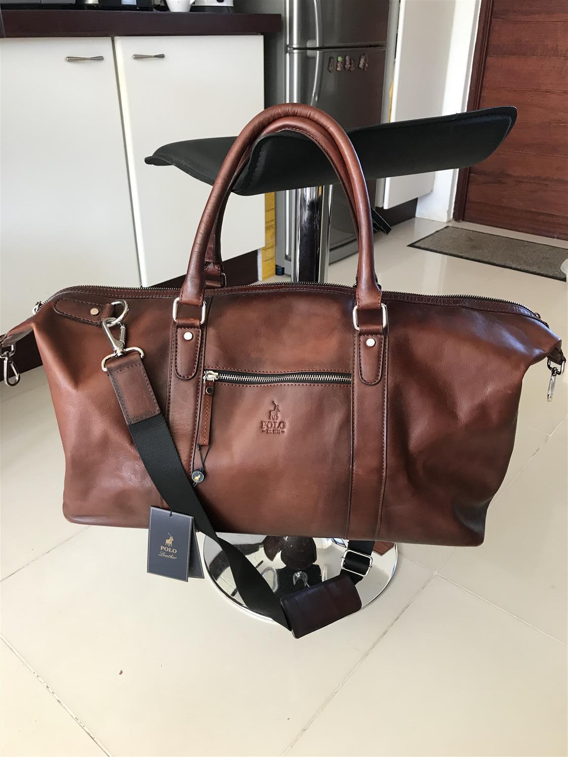 Polo Leather Duffel Bag