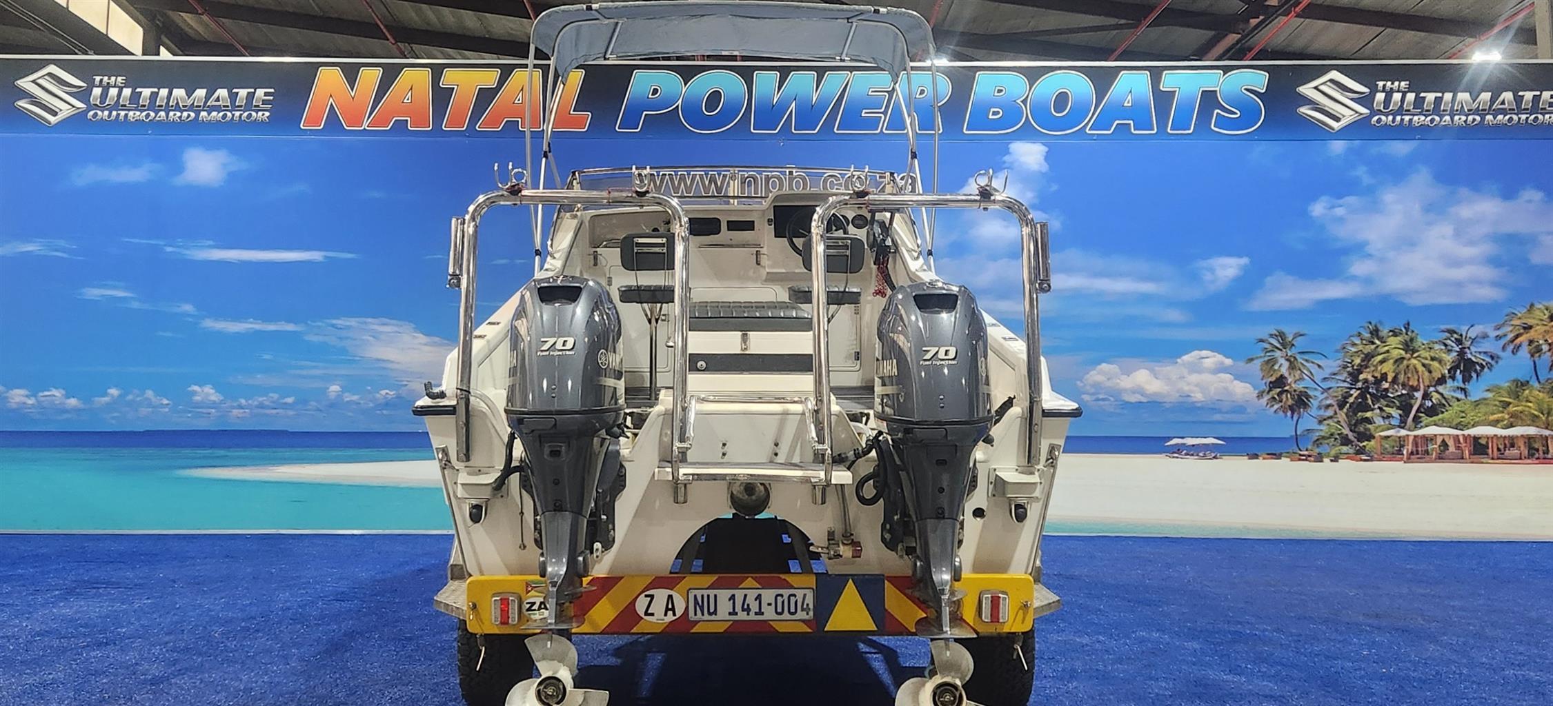YELDCAT 17 FT ON TRAILER 2 X 70 YAMAHA 4 STROKES