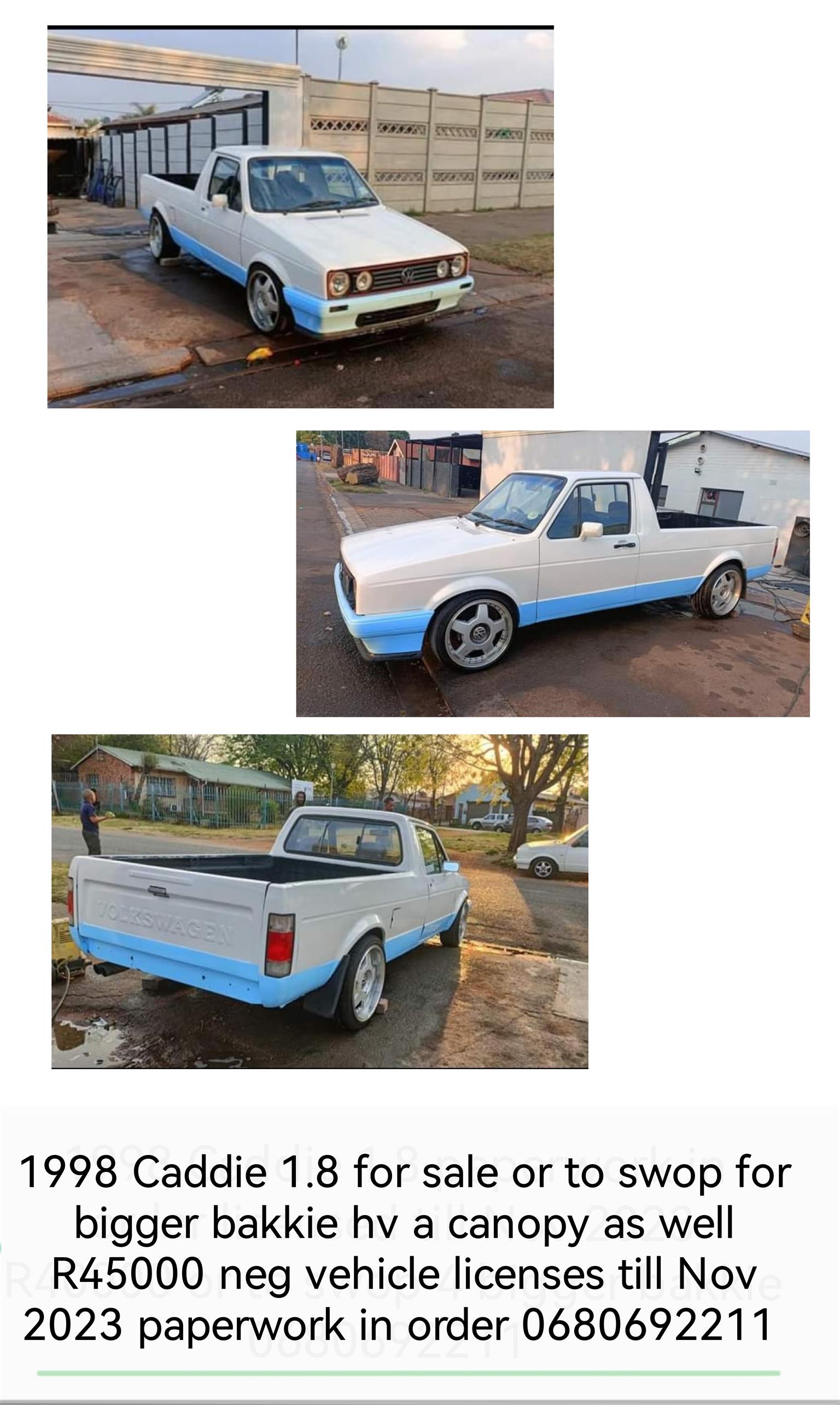 1998 Caddie bakkie Junk Mail