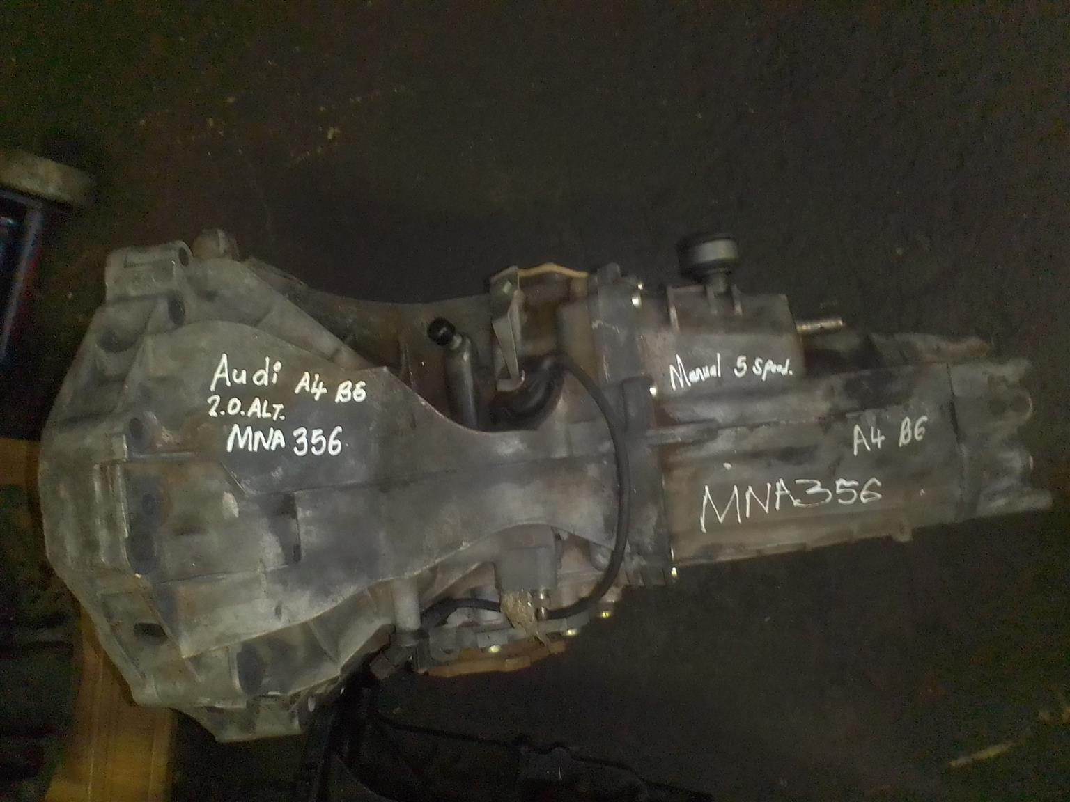 AUDI A4/B6 2.0 ALT 5 SPEED MANUAL GEARBOX FOR SALE - Private Seller AUDI A4/B6 2.0 ALT 5 SPEED MANUAL GEARBOX FOR SALE - Private Seller
