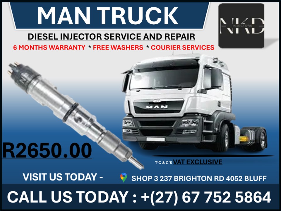 Man Truck Diesel Injectors on Recondition