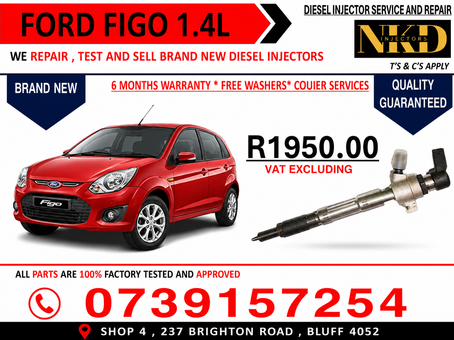 INJECTOR FOR - A - FORD FIGO - Private Seller INJECTOR FOR - A - FORD FIGO - Private Seller